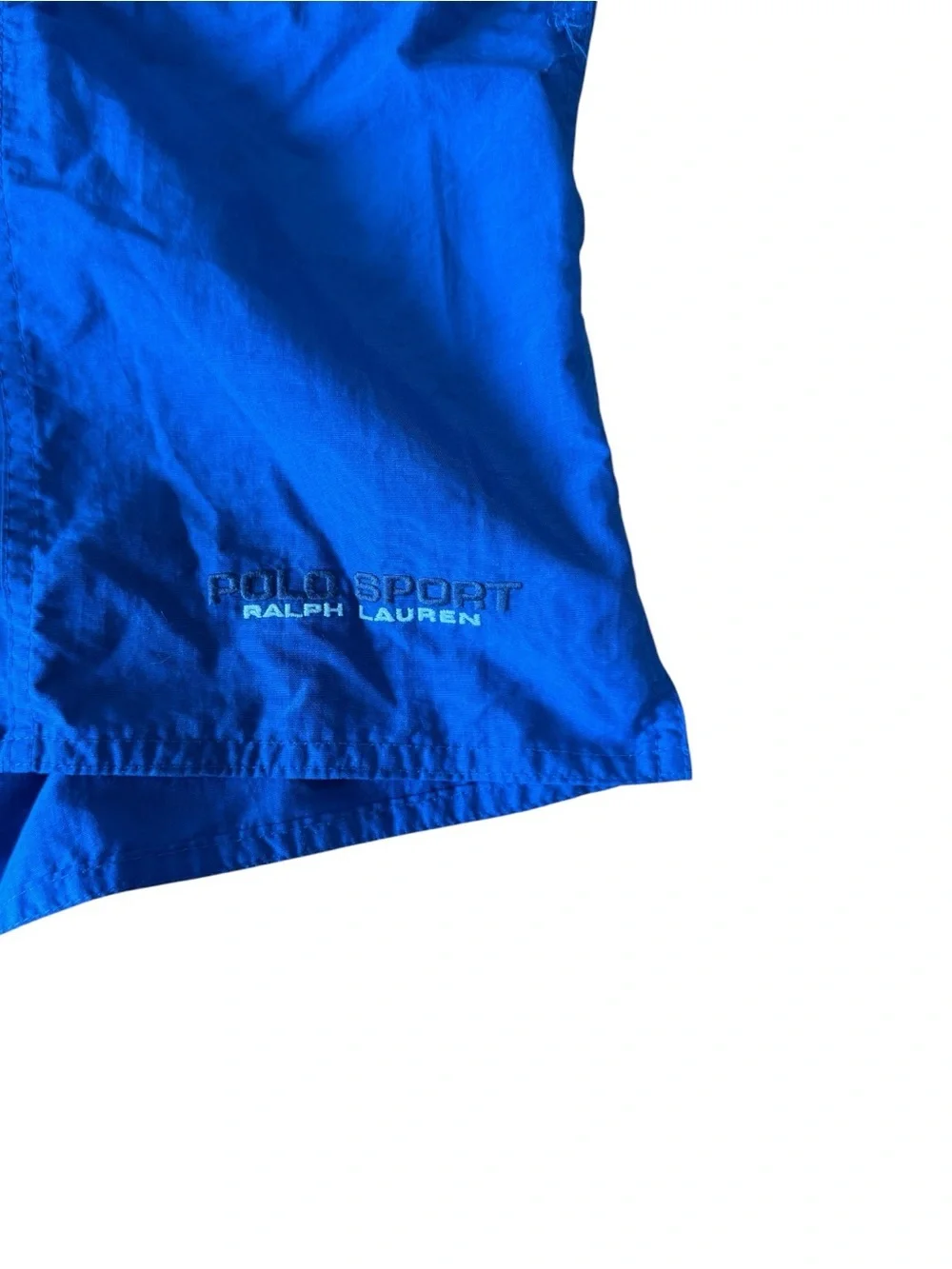 Vintage Polo Sport Ralph Lauren Mens Blue Swim Trunks Mesh Lined Shorts XXL